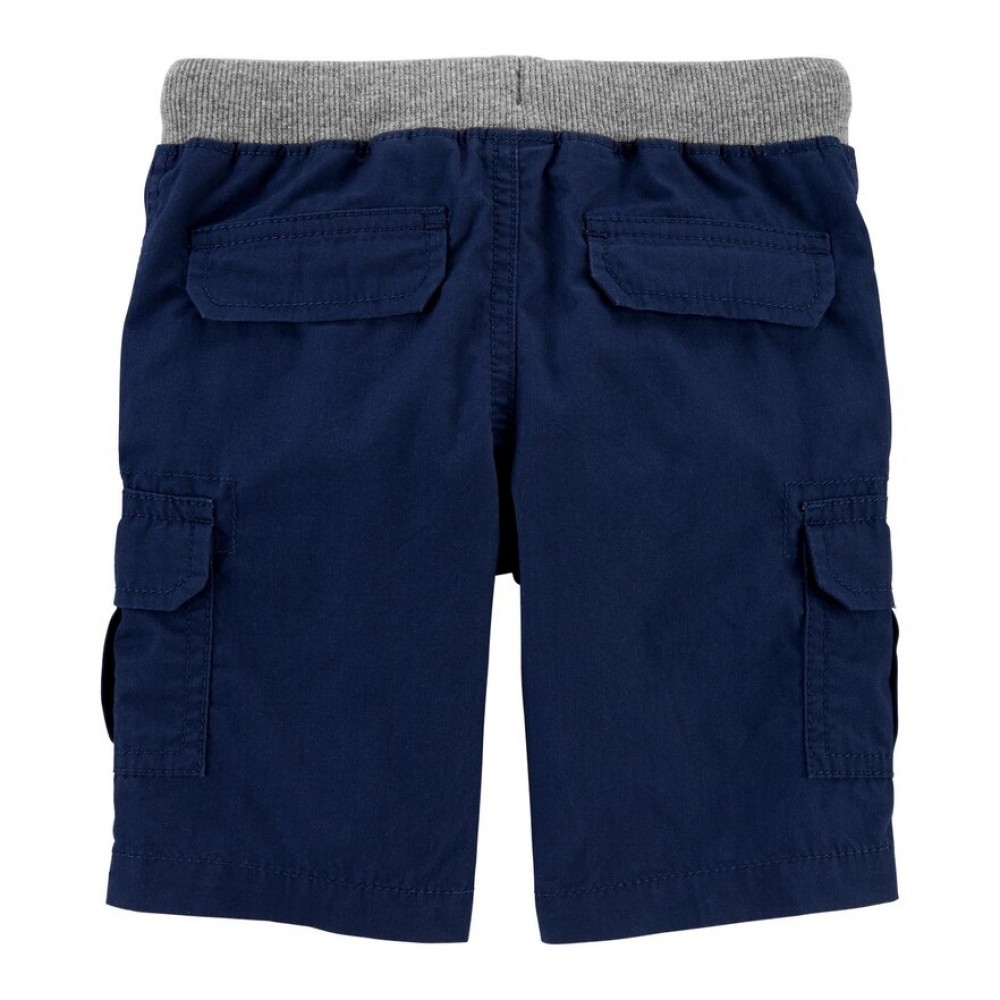 Carter's PullOn Cargo Shorts Toddler Boy Navy Maysharp Babies